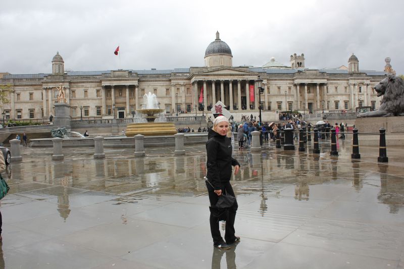 Trafalgar Square
Národní galerie 
