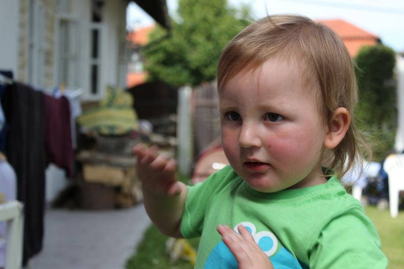 za Zuzkou a Martou v Rejholci - červen 2012
