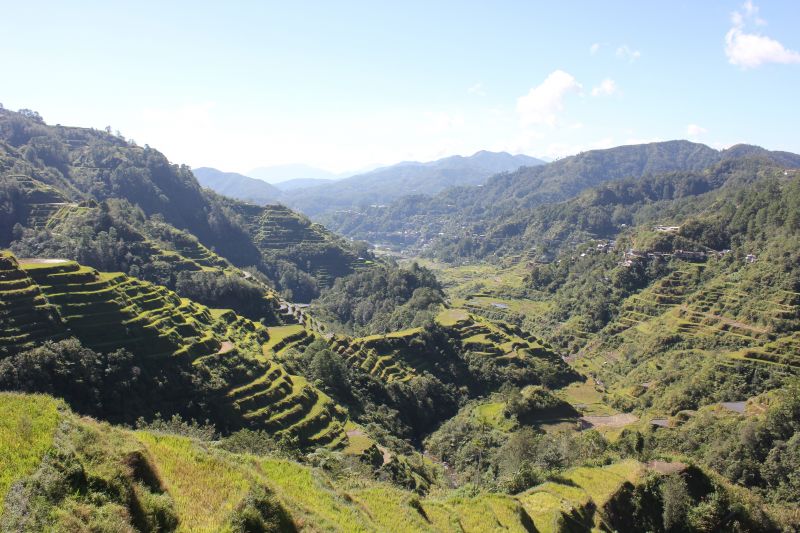 Banaue, provincie Ifugao - rýžové terasy - památka Unesco
