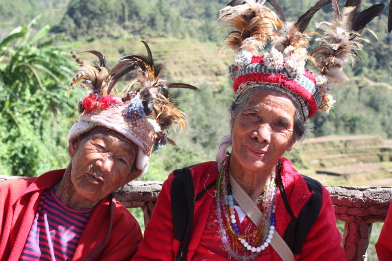 Banaue, provincie Ifugao - rýžové terasy - památka Unesco
